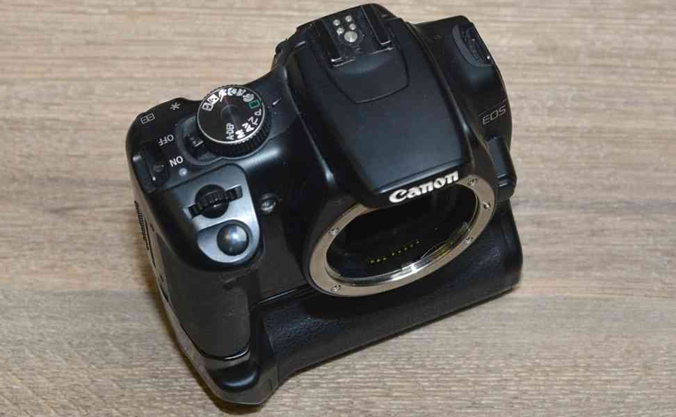 Canon EOS 400D + bateriový grip *zrcadlovka*10Mpix - foto 5