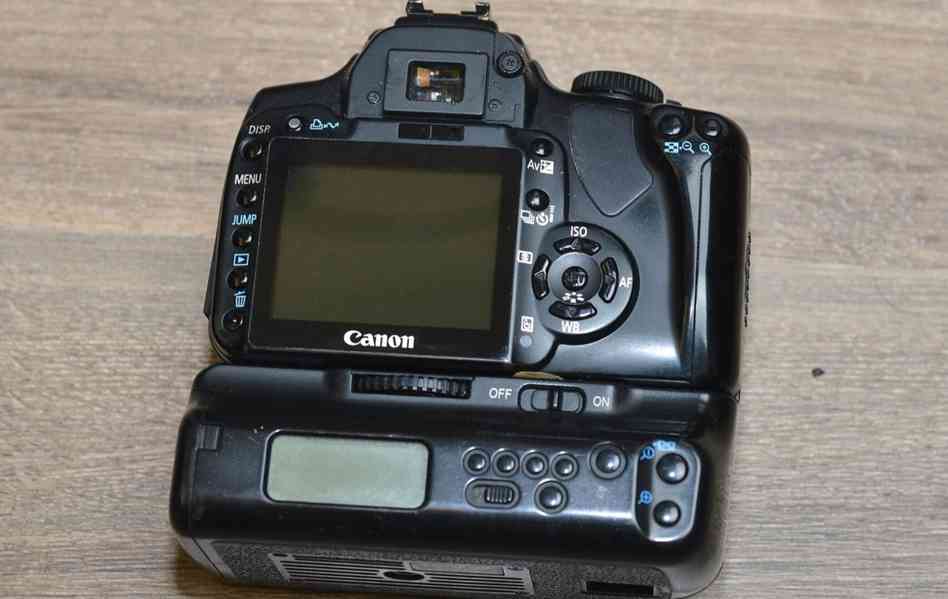 Canon EOS 400D + bateriový grip *zrcadlovka*10Mpix - foto 4