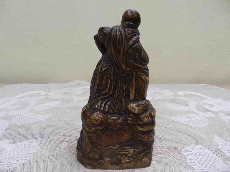 Stará keramická plastika Prodaná Nevěsta Mařenka 1928 - foto 5