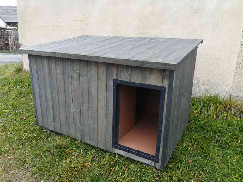 Psí bouda - NOVÁ =Hygienická bouda pro psa pro střední plem. - foto 4