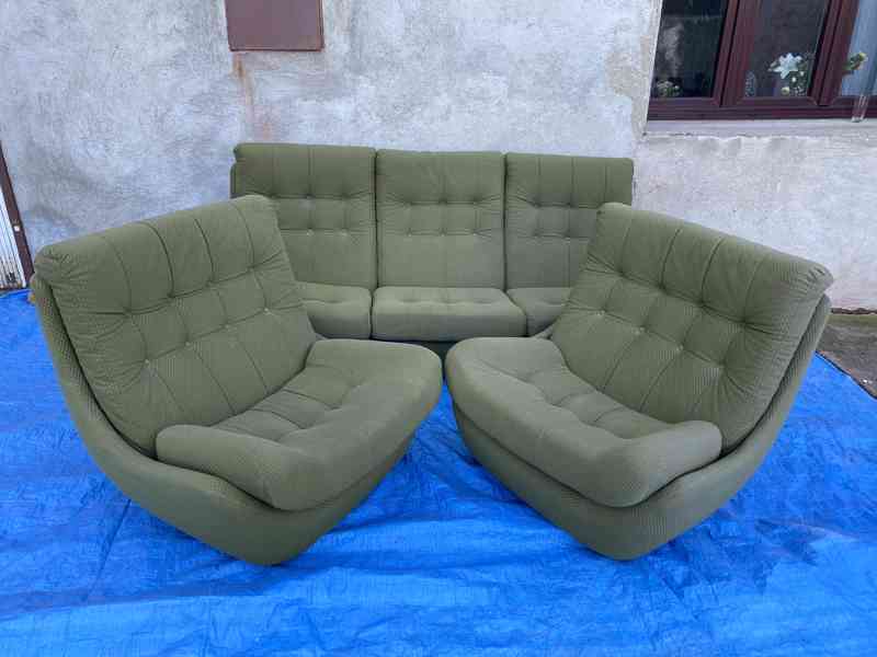 Retro sedací souprava Jitona Atlantis 1970s - foto 4