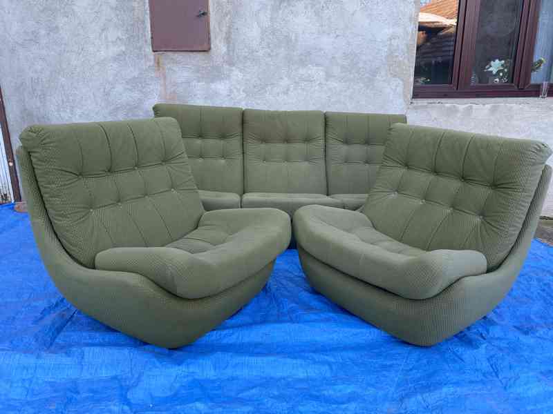 Retro sedací souprava Jitona Atlantis 1970s - foto 2