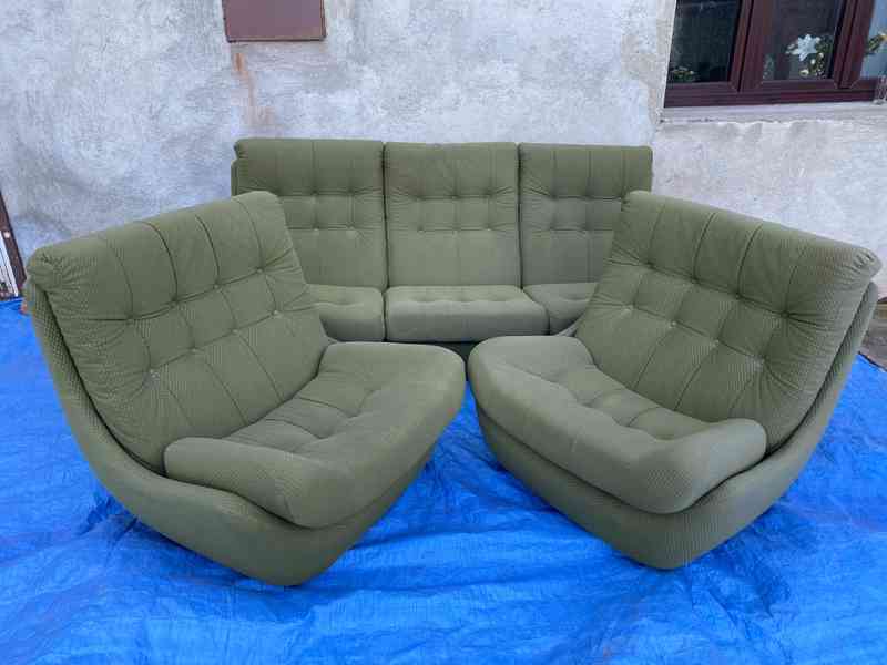 Retro sedací souprava Jitona Atlantis 1970s - foto 3