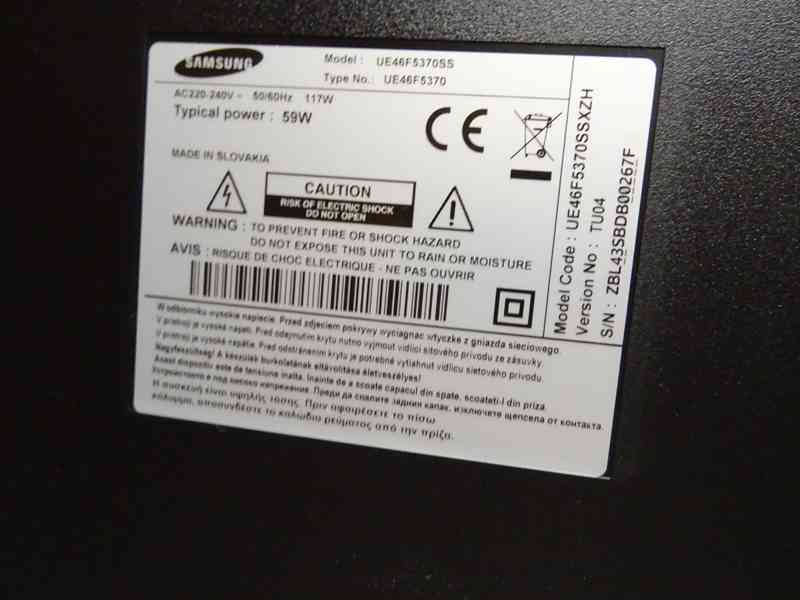 LED Televize SAMSUNG UE46F5370 - foto 2
