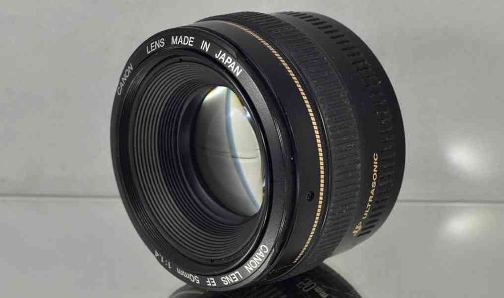 Canon EF 50mm f/1.4 USM full-frame Pevný *UV filtr - foto 4