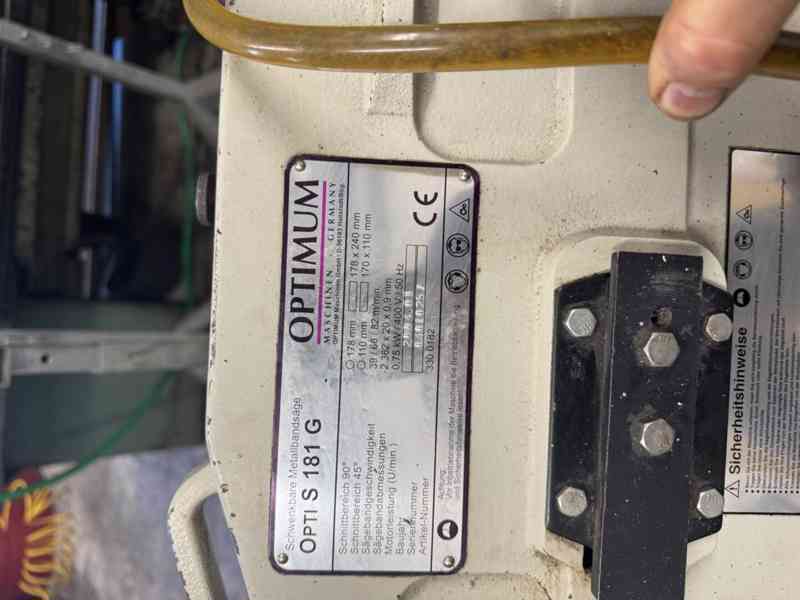 PRODÁM PÁSOVOU PILU OPTIMUM S181G - foto 7