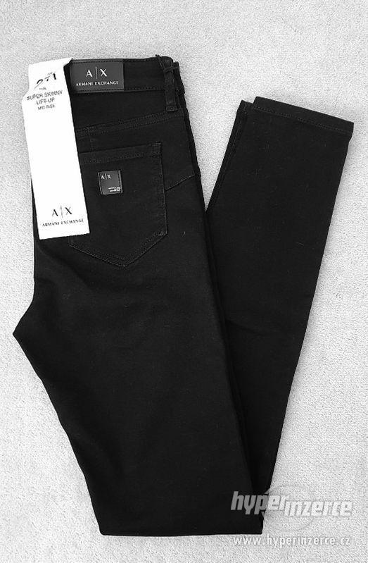 Černé džíny AX s vysokým pasem