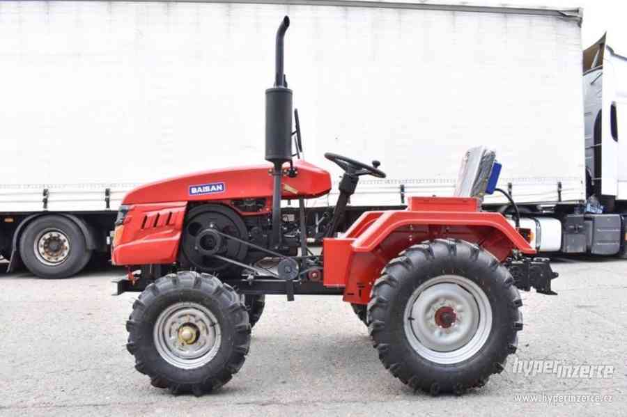 Traktor Baisan 18 CP + fréza + zástrčka - foto 3