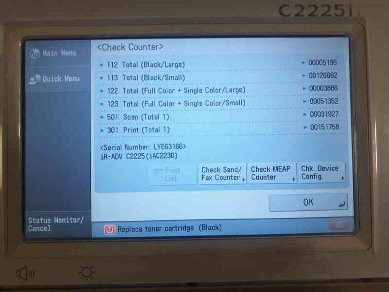 Barevná A3 kopírka Canon iRA C2225i  - foto 12