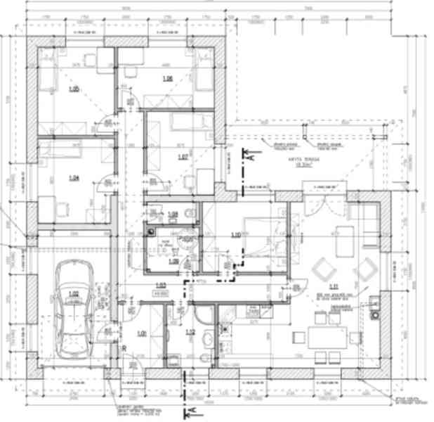 Novostavba rodinného domu 221 m2, pozemek 1164 m2, Kácov - foto 18