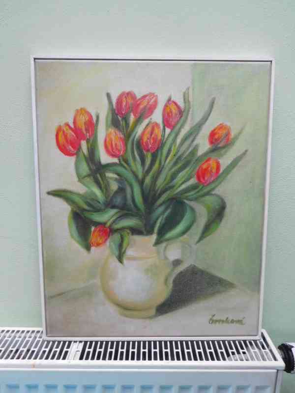 Obraz - Červené tulipány - foto 1