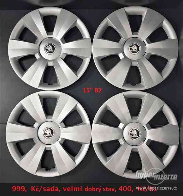 Poklice Škoda 14" - 16" ORIGINÁLNÍ - foto 4