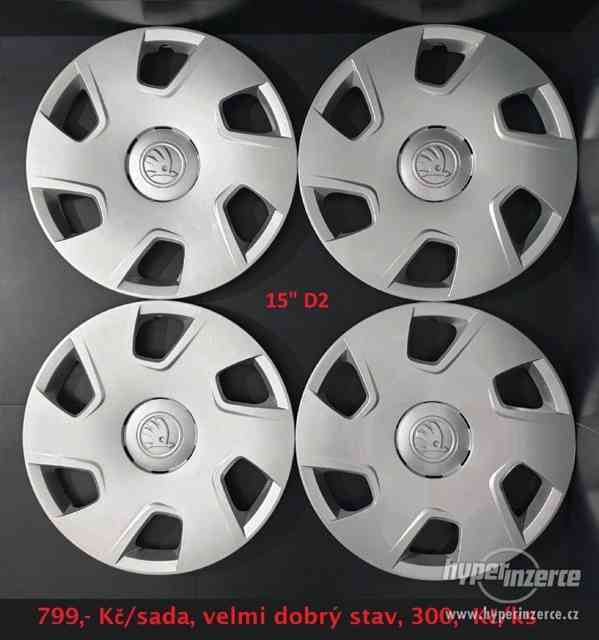 Poklice Škoda 14" - 16" ORIGINÁLNÍ - foto 5