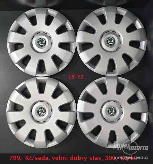Poklice Škoda 14" - 16" ORIGINÁLNÍ - foto 6