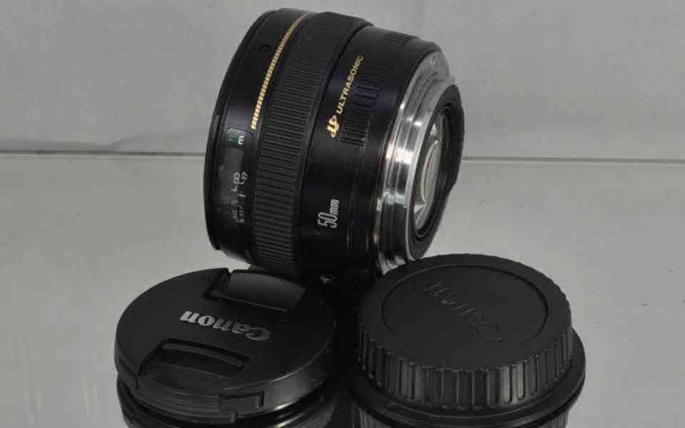 Canon EF 50mm f/1.4 USM **full-frame Pevný - foto 3