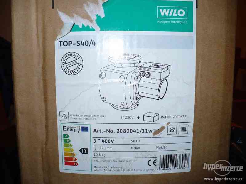 Čerpadlo WILO TOP-S 40/4 230V PN6/10 - foto 2