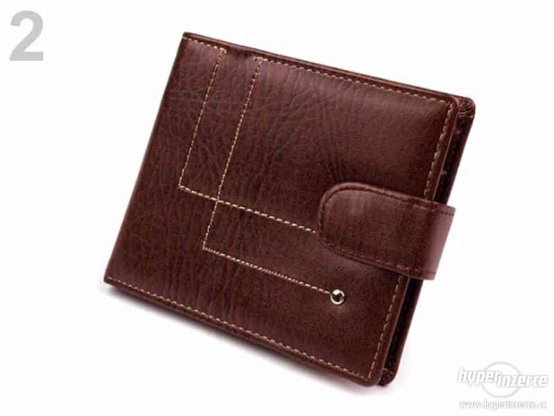 Pánská peněženka 10x12 cm - 2 NOVÁ - foto 1