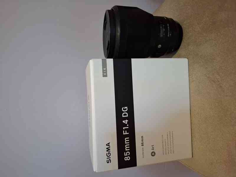 Prodám objektiv Sigma 85/1.4 DG HSM ART pro Canon - foto 2