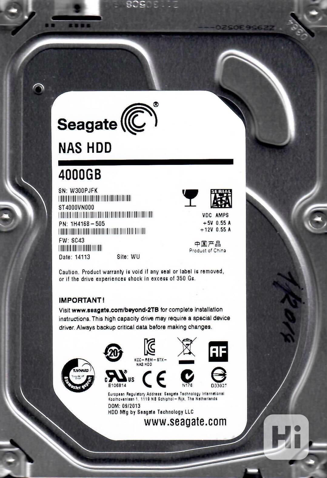 Prodám HDD Seagate NAS  4 TB - foto 1