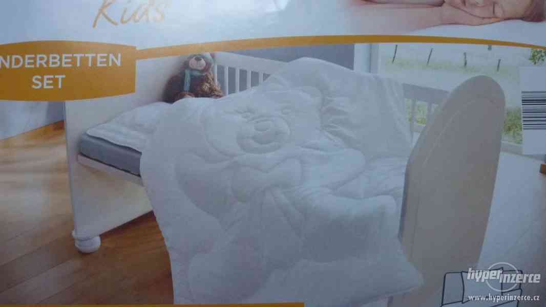 Dětská 2 dílná souprava: polštář+ deka - lůžko pro vaše děti - foto 2