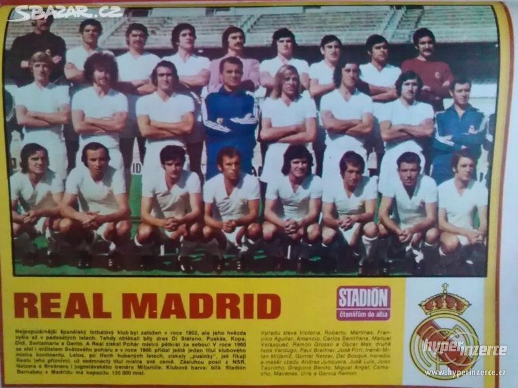 Real Madrid fotbal Španělsko 1975 bazar Hyperinzerce.cz