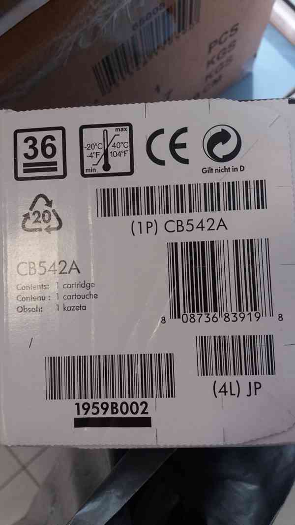 HP originální toner žlutý CB542A, yellow, 1400str., 125A - foto 3