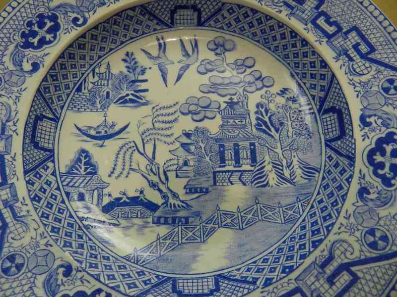 Starý modrý Talíř Hardtmuth Wien Vídeň České Budějovice - foto 2