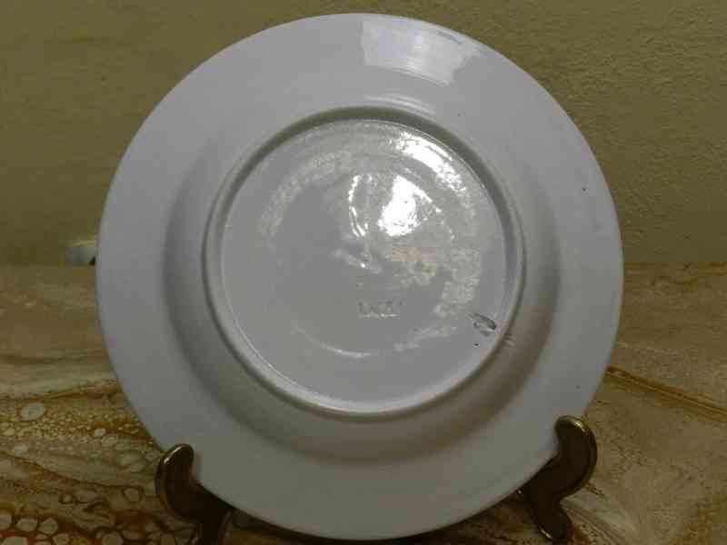 Starý modrý Talíř Hardtmuth Wien Vídeň České Budějovice - foto 4