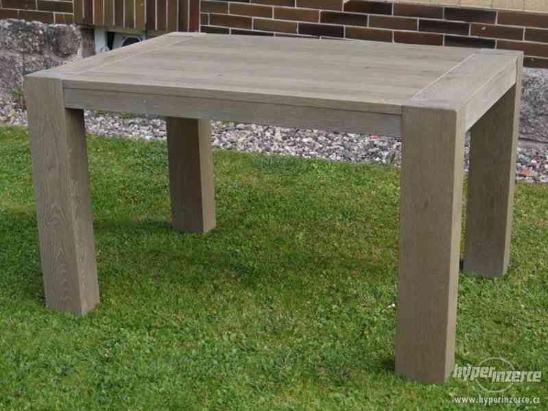 Masivní dubový jídelní stůl - - foto 5