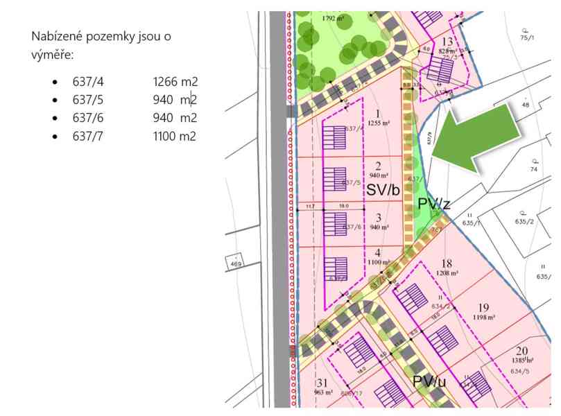 Prodej stavebních pozemků v obci Škrdlovice - foto 4