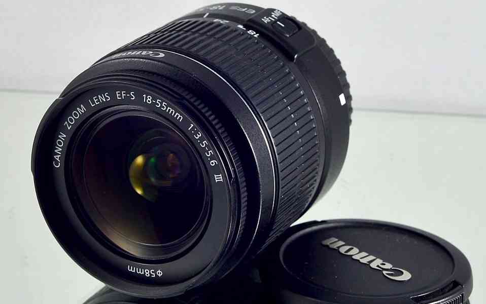 Canon EF -S 18-55mm f/3.5-5.6 III **APS-C zoom  - foto 3