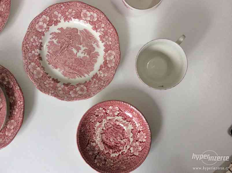Anglicky ruzovy porcelan - foto 3