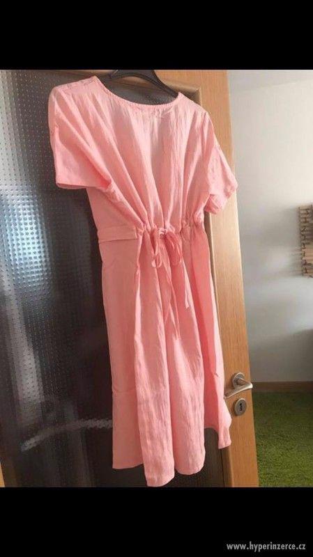 Nové růžové těhotenské šaty - foto 2