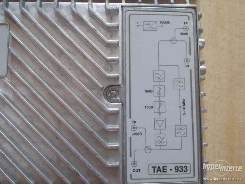 2ks širokopásmový zesilovač - TAE-933_ CATV zesilovač 36 dB - foto 2
