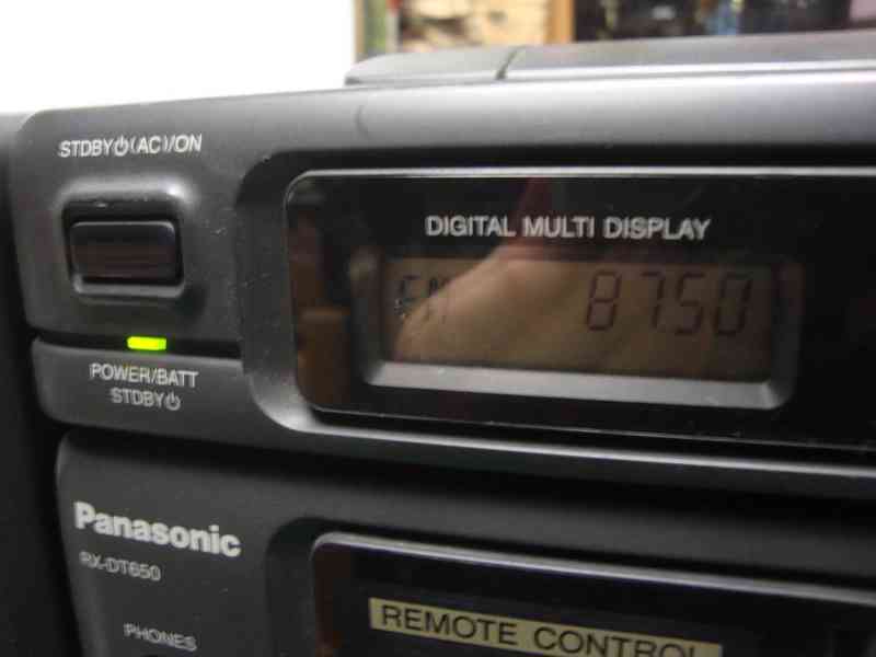 Rádio magnetofon CD Panasonic RX - DT 650 pěkný funkční - foto 11