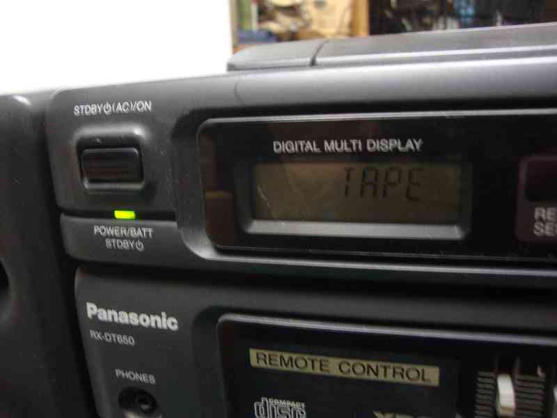 Rádio magnetofon CD Panasonic RX - DT 650 pěkný funkční - foto 10
