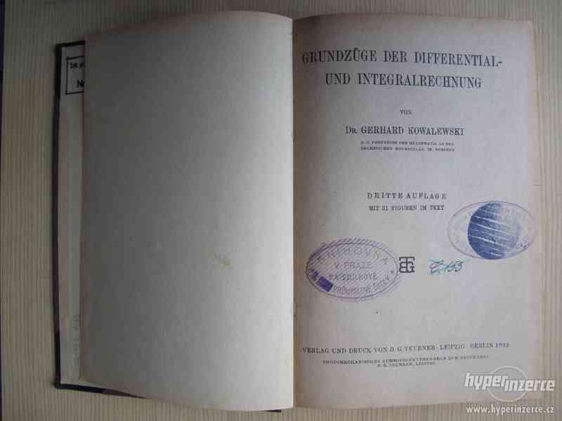 Staré matematické knihy 19. století - foto 3