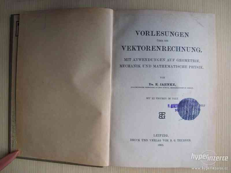 Staré matematické knihy 19. století - foto 5