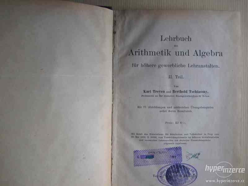 Staré matematické knihy 19. století - foto 8