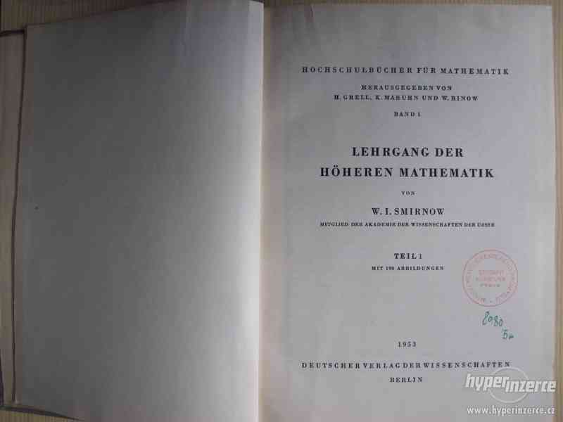 Staré matematické knihy 19. století - foto 24