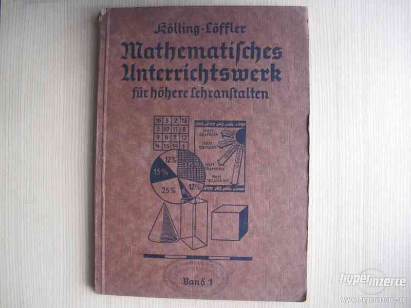 Staré matematické knihy 19. století - foto 29