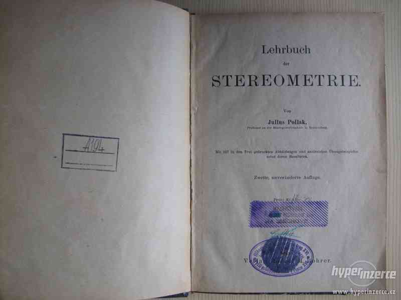 Staré matematické knihy 19. století - foto 38