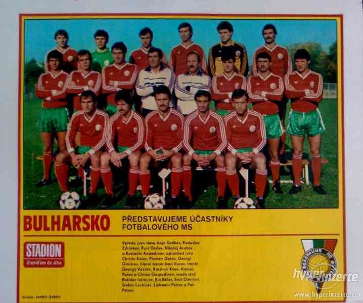 Bulharsko - fotbal - čtenářům do alba 1986 - foto 1