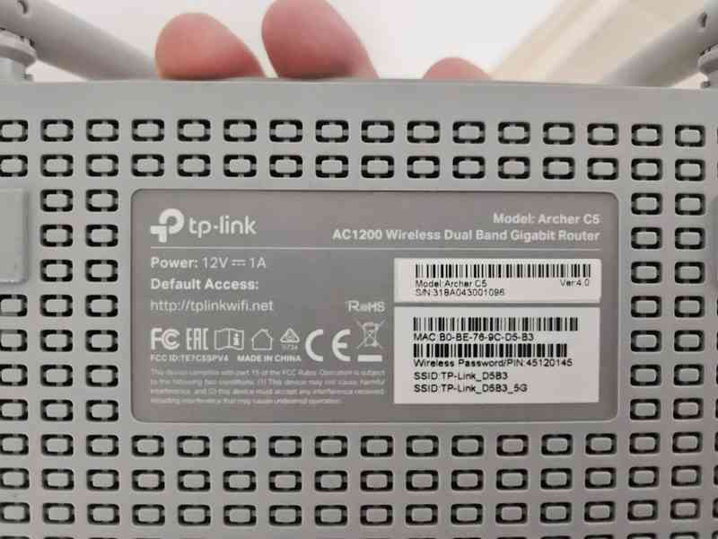 WIFI router TP-link Archer C5 - foto 3