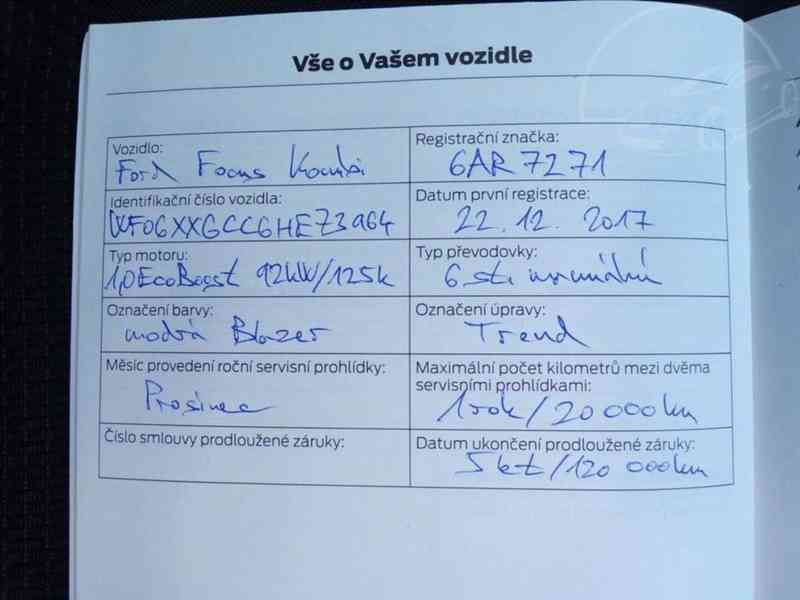 Ford Focus 1,0 EcoBoost 92kW - DPH - foto 14