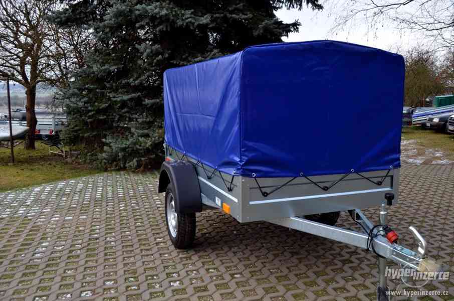 Přívěsný vozík 204x110cm + plachta - foto 2