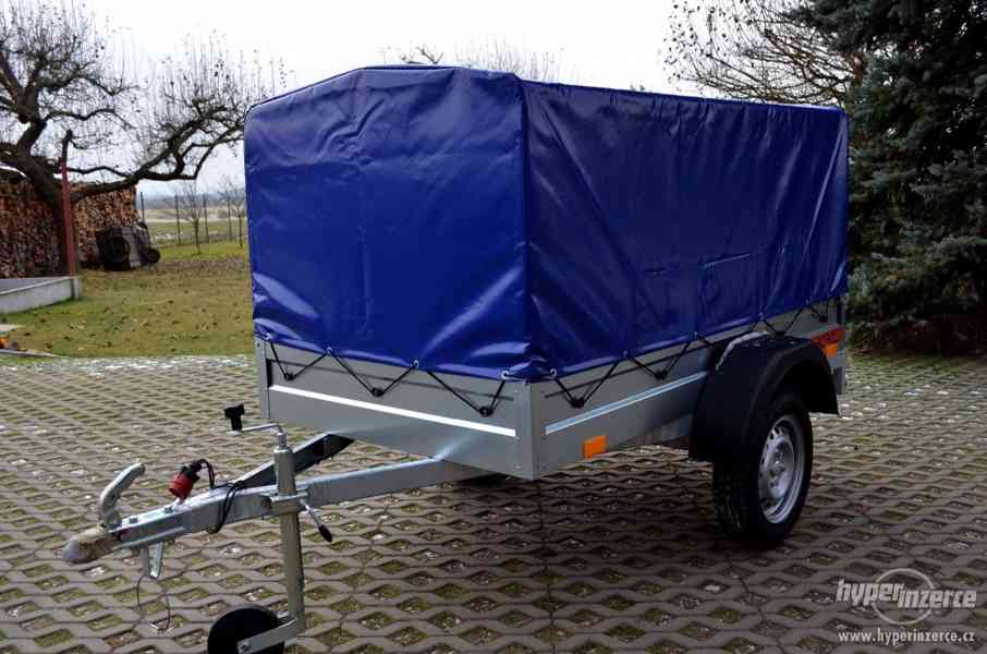 Přívěsný vozík 204x110cm + plachta - foto 3