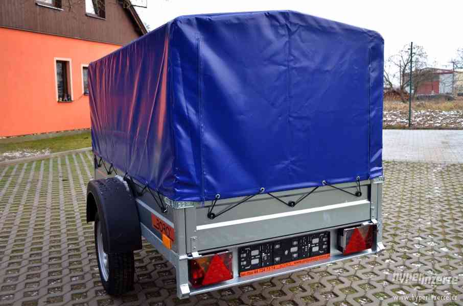 Přívěsný vozík 204x110cm + plachta - foto 5