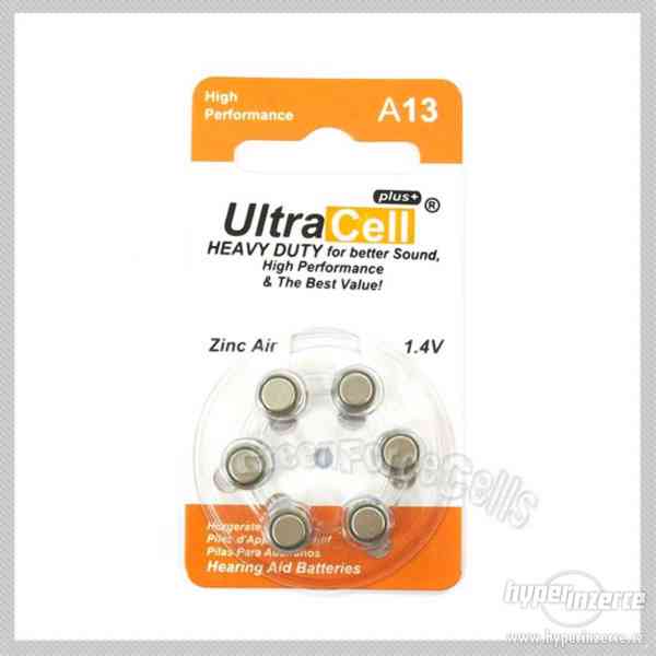 Baterie A13 Zinc Air 1,45 V - foto 3