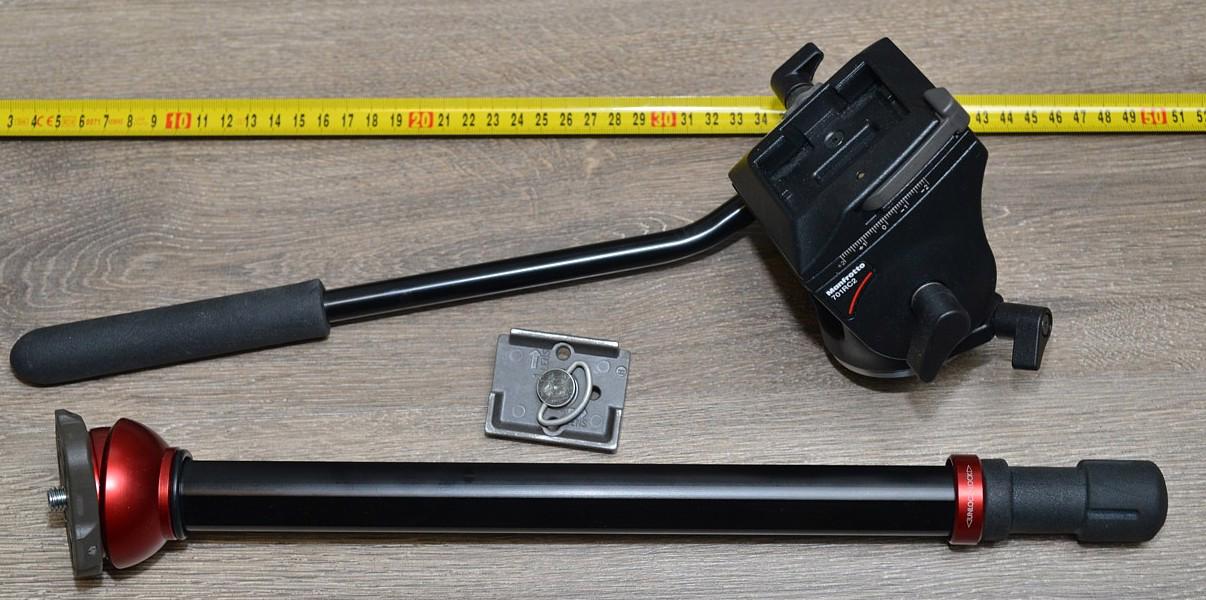 Manfrotto 755B + Manfrotto 701RC2* stativ s hlavou - foto 4